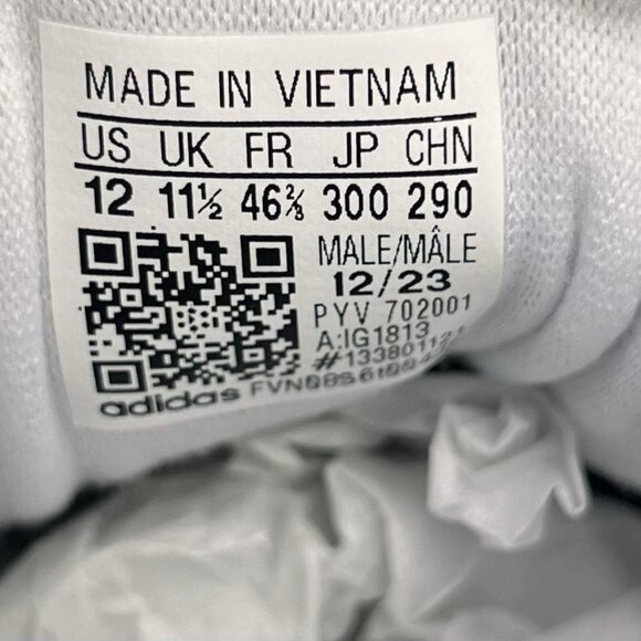 Adidas Originals Samoa Shoes Triple White Men's Size 12 - Picture 7 of 8